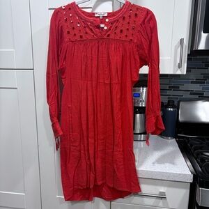 Madewell Linen Blend dress